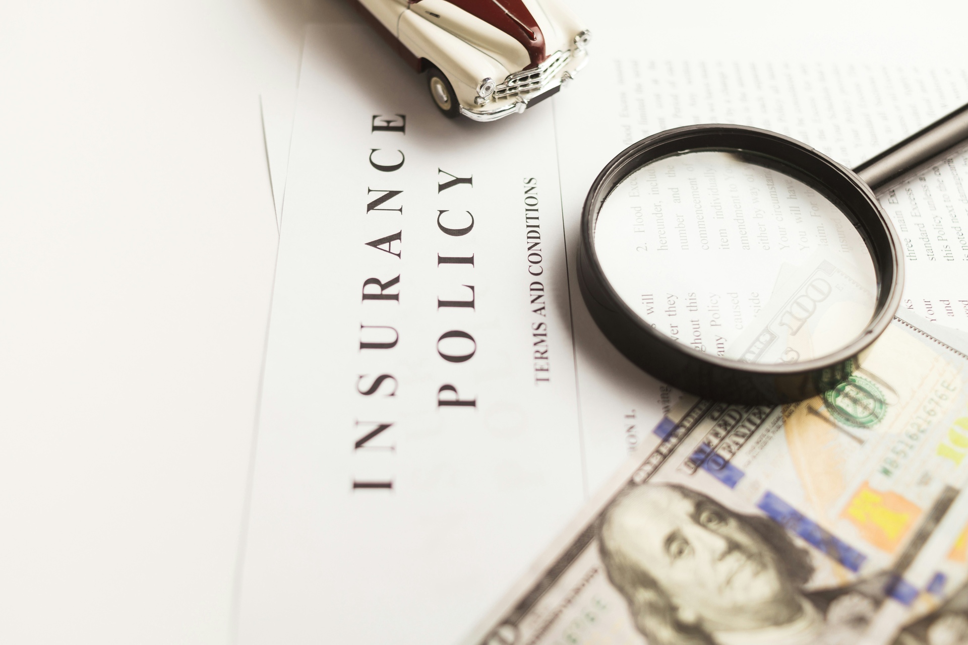 A paper and money