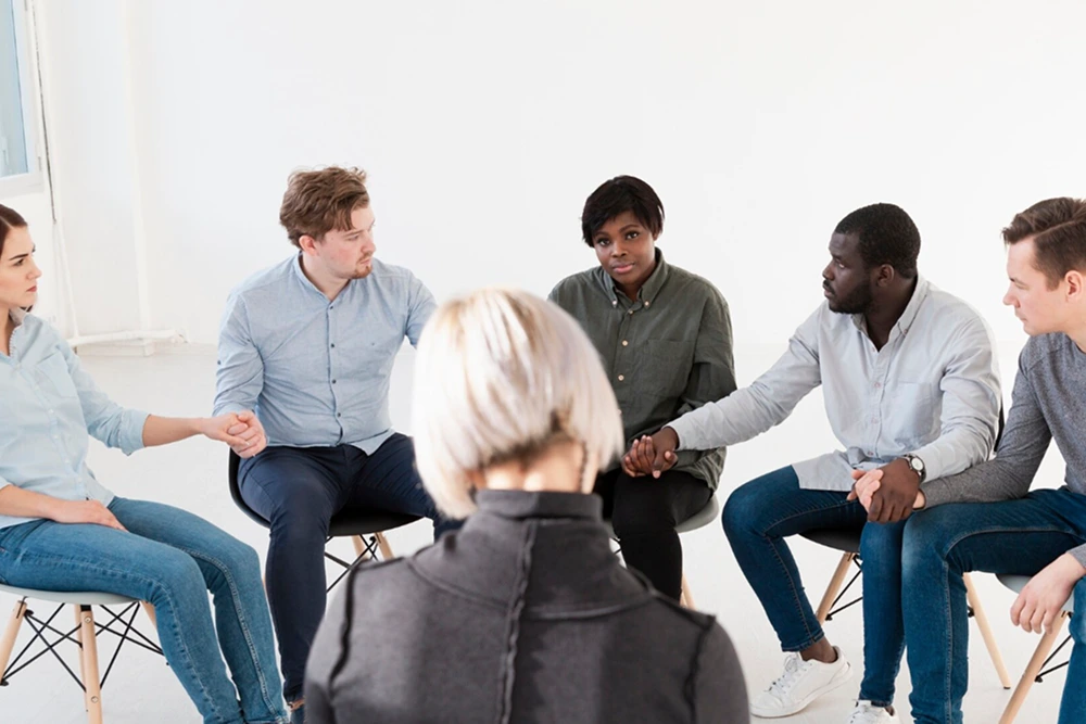 rehabilitation group session